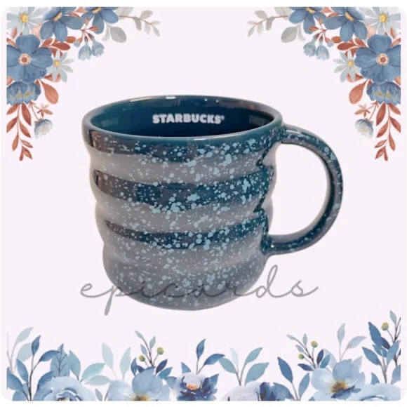 Starbucks Winter Collection Ceramic Splatter Mug - Picture 1 of 2